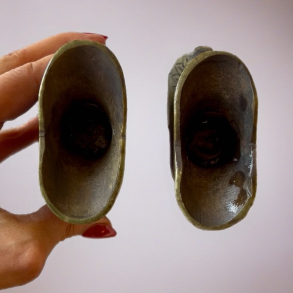 Elegant Green New Jade Bird candle holders - Picture 6 of 9